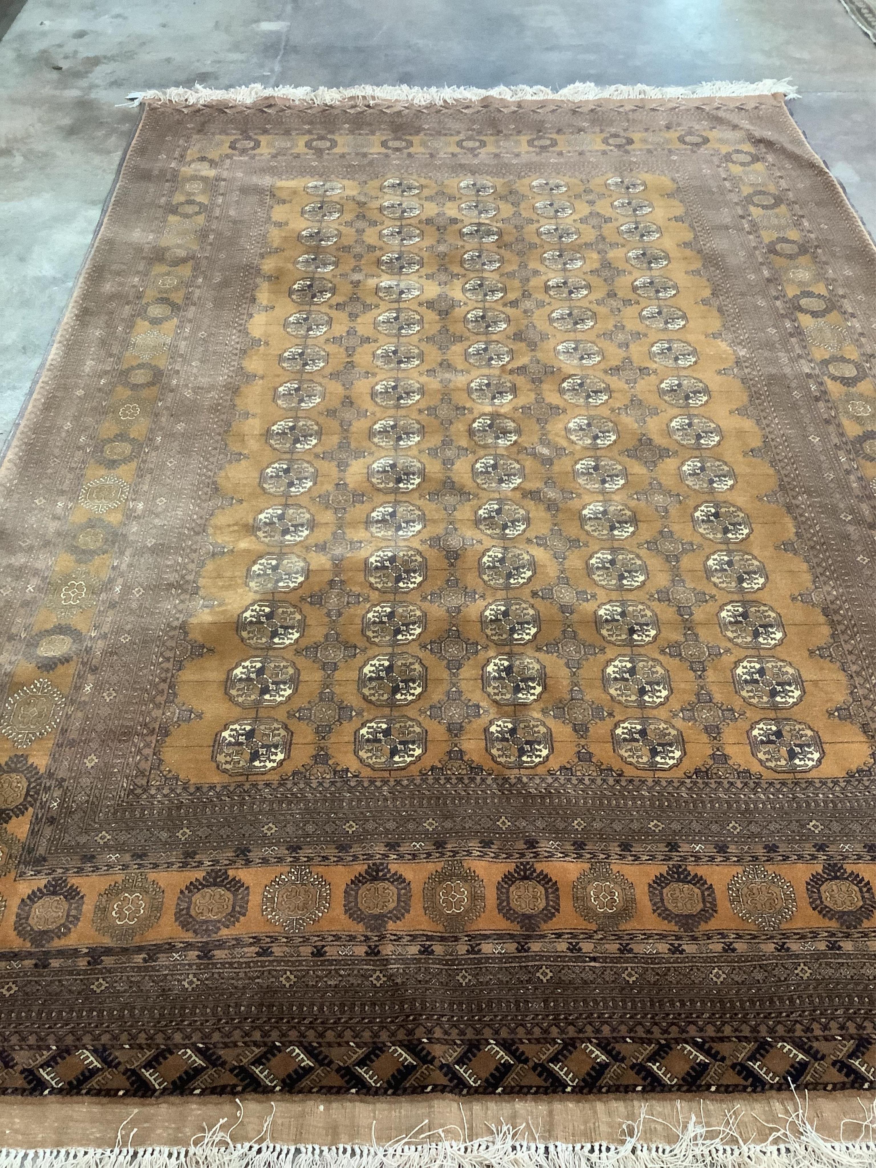 A Bokhara carpet, 310 x 210cm. Condition - fair